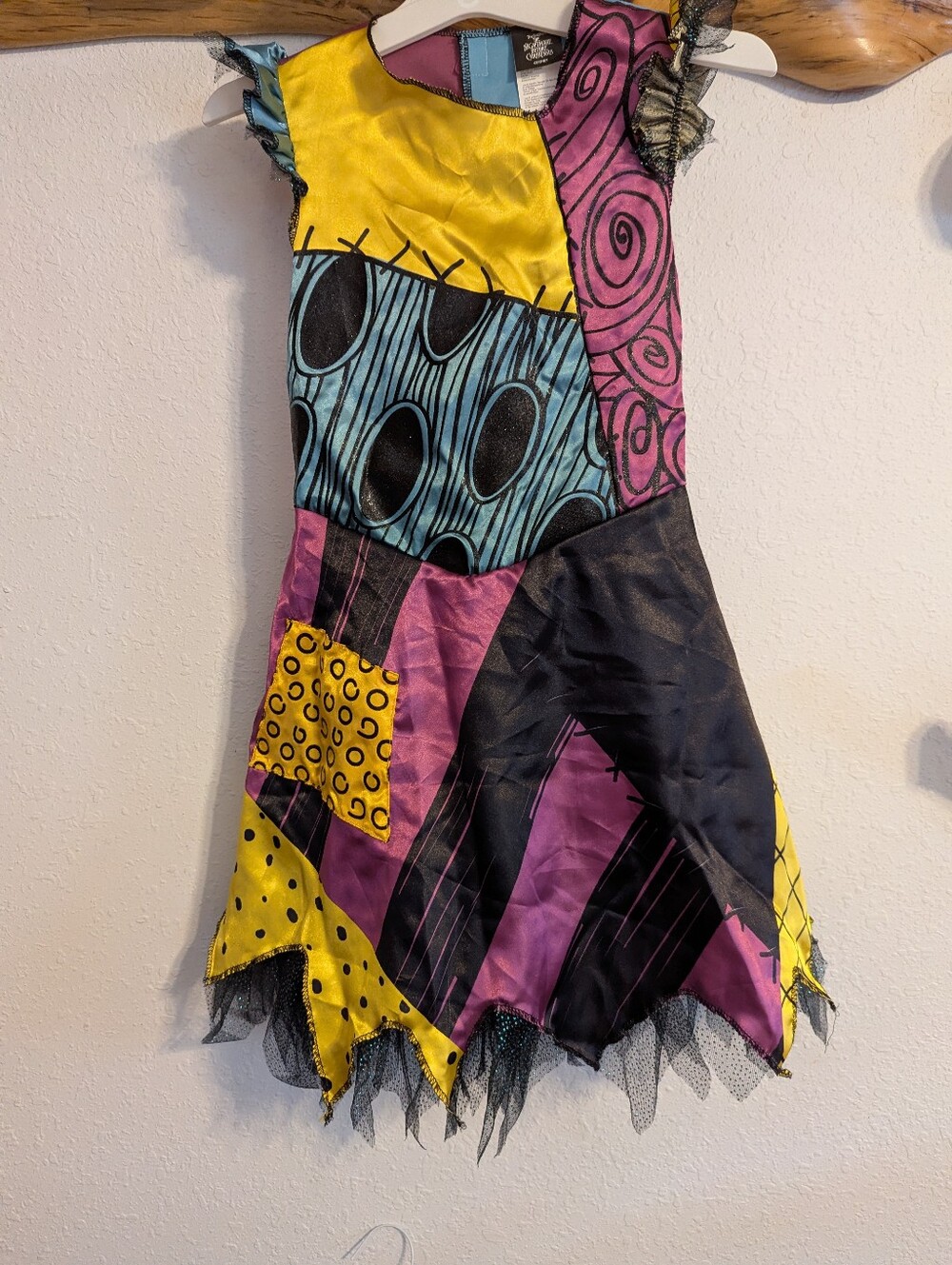 Disney Nightmare Before Christmas Sally Halloween Costume Dress Size Small 4-6
